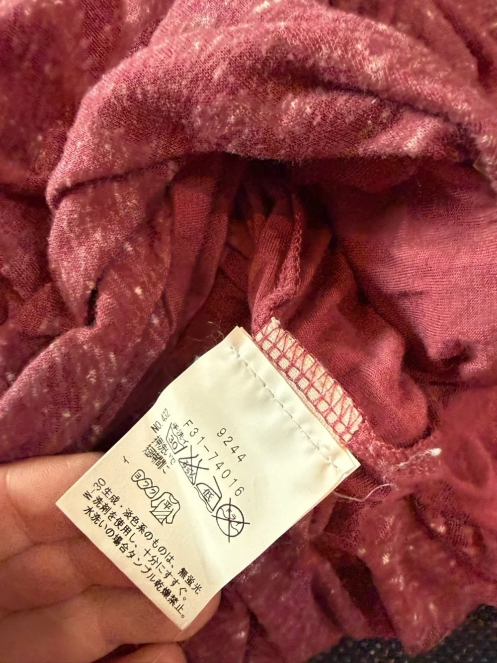 Free People Heathered Raspberry Crop Top